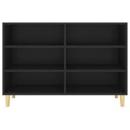 Berkfield Home Sideboard Black 103.5x35x70 cm Engineered Wood - thumbnail 4