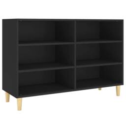 Berkfield Home Sideboard Black 103.5x35x70 cm Engineered Wood - thumbnail 3