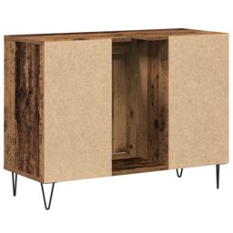 Berkfield Home Old Wood Cabinet Old Wood Engineered wood Medium-sized in Brown - thumbnail 8