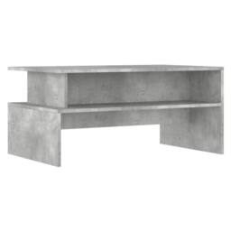 Berkfield Home Decorative Coffee Table Concrete Grey 90x55x42.5 cm Engineered Wood - thumbnail 3
