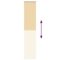 Berkfield Home Roller Blind Blackout Beige 45x210 cm Fabric Width 40.7 cm Polyester - thumbnail 9