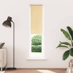 Berkfield Home Roller Blind Blackout Beige 45x210 cm Fabric Width 40.7 cm Polyester - thumbnail 3