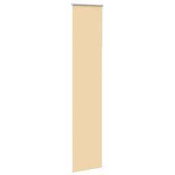 Berkfield Home Roller Blind Blackout Beige 45x210 cm Fabric Width 40.7 cm Polyester - thumbnail 1