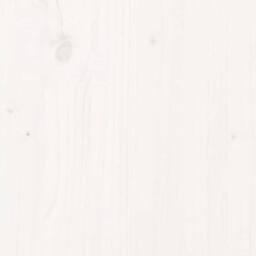 Berkfield Home Bed Frame Frame White 75x190 cm Small Single Solid Wood Pine - thumbnail 8