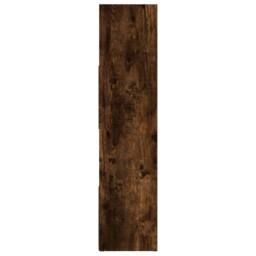 Berkfield Home Decorative Book Cabinet/Room Divider Smoked Oak 105x24x102 cm in Brown - Size: 105 x 24 x 102 cm - thumbnail 6