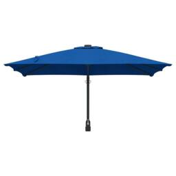 Berkfield Home Patio Umbrella Azure Blue Steel, Polyester Large Adjustable - thumbnail 4