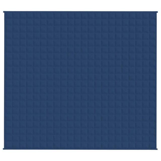 Berkfield Home Weighted Blanket Blue 200x225 cm 13 kg Fabric - image 1