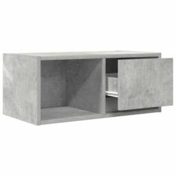 Berkfield Home TV Cabinet Concrete Grey 60x31x25.5 cm Engineered Wood - thumbnail 5