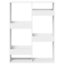 Berkfield Home Room Divider White 100x33x135 cm Engineered Wood - Size: 100 x 33 x 135 cm - thumbnail 4