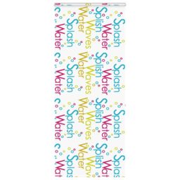 Berkfield Home Shower Roller Blind with Cassette 100x240 cm Fabric Width 96 cm in Black - thumbnail 1
