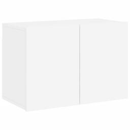 Berkfield Home 5 Piece TV Wall Units White Engineered Wood - thumbnail 6