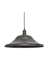 Industville Brooklyn Giant Hat Pendant, 21 Inch, Pewter, Pewter Holder in Dark Grey - thumbnail 2