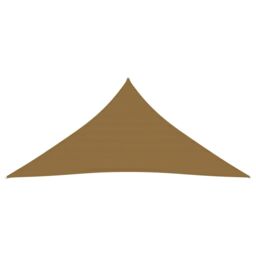 Berkfield Home Sunshade Sail 160 g/m ² Taupe 4x4x4 m HDPE in Beige - thumbnail 2