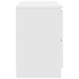 Berkfield Home TV Cabinet White 80x35x54 cm Engineered Wood - Size: 80 x 35 x 54 cm - thumbnail 7