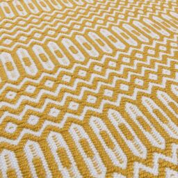 The Rug Shop UK Yellow Handmade Modern Geometric Pet Easy To Clean Area Rug - Size: 200 cm x 290 cm - thumbnail 2