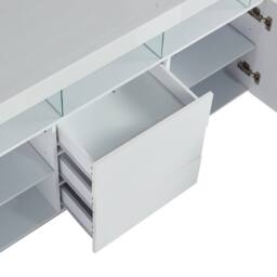 STILVORA Sideboard 140cm with LED White - thumbnail 9