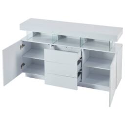 STILVORA Sideboard 140cm with LED White - thumbnail 6