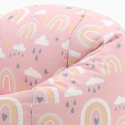 icon Kids Rainbow Bean Bag Chair Pink Childrens Bean Bags - thumbnail 5