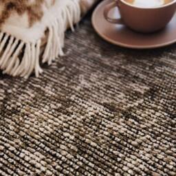 THE RUGS Brilliance Prisma Short Pile Rug Modern Velour Area Rug & Runner in Beige - Size: 80 cm x 150 cm - thumbnail 6