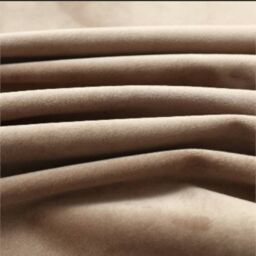 Berkfield Home Blackout Curtain with Metal Rings Velvet Beige 290x245 cm - thumbnail 3