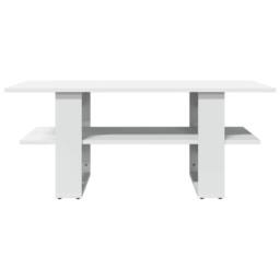 Berkfield Home Decorative Coffee Table White 102x55x42 cm Engineered Wood - Size: 102 x 55 x 42 cm - thumbnail 1