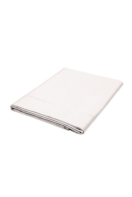 1951 'Luxury 1000 Thread Count' Egyptian Cotton Flat Sheet in Off-White - Size: Super King Flat - image 1