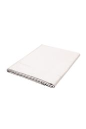 1951 'Luxury 1000 Thread Count' Egyptian Cotton Flat Sheet in Off-White - Size: Super King Flat