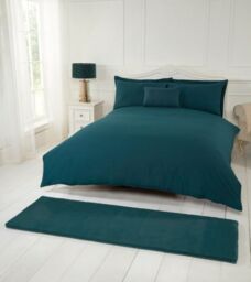 The Linen Consultancy TLC 5 Star Hotel Concept Luxury Faux Fur Green Rug - Size: 80 cm x 150 cm - thumbnail 2