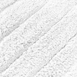 Allure Bath Fashions Ribbed Two Piece Bath Mat Set - 100% Cotton in White - thumbnail 4