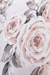 Catherine Lansfield 'Canterbury Floral' Lined Eyelet Curtains in Pink - Size: 168 cm width x 183 cm drop - thumbnail 3