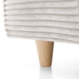 Abakus Direct Jumbo Cord Corner Sofa Right Hand in White - thumbnail 6