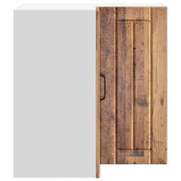 Berkfield Home Kitchen Wall Corner Cabinet Lucca Old Wood Engineered Wood in Brown - thumbnail 6