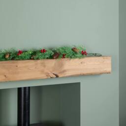 Samuel Alexander 1.50m Pine & Red Berry Christmas Garland with Pinecones in Green - thumbnail 4