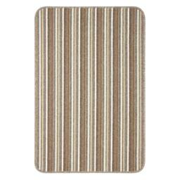 The Rug Shop UK Cream Striped 8mm Thick Rectangle Mat - Size: 50 cm x 80 cm - thumbnail 4