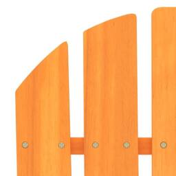 Berkfield Home Garden Adirondack Chair Solid Fir Wood Orange - thumbnail 5