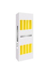 KDMD Yellow Taper Candle - Elegant, Steady Burn for Decor & Events - thumbnail 1