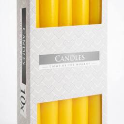 KDMD Yellow Taper Candle - Elegant, Steady Burn for Decor & Events - thumbnail 2
