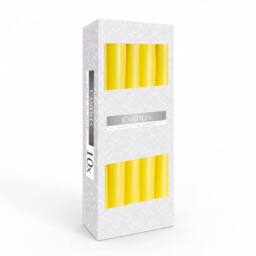 KDMD Yellow Taper Candle - Elegant, Steady Burn for Decor & Events - thumbnail 4