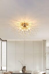 Modern Sputnik Chandelier Fireworks Flush Mount Ceiling Light