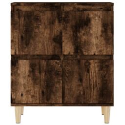 Berkfield Home Sideboard Smoked Oak 60x35x70 cm Engineered Wood in Brown - Size: 60 x 35 x 70 cm - thumbnail 6