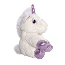 Samuel Alexander 24cm Plush White Unicorn with Sparkly Purple Horn & Hooves - thumbnail 6