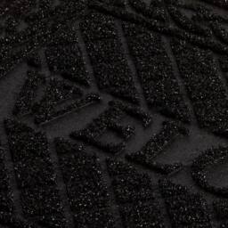 Esselle Romiley Welcome Rubber Crumb Scrapper Doormat in Black - Size: 40 cm x 60 cm - thumbnail 3