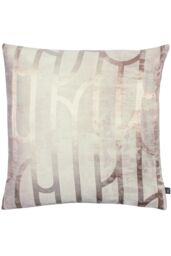 Ashley Wilde Meyer Modernist Inspired Foil Printed Cushion in Pink - Size: 50 cm x 50 cm - thumbnail 1