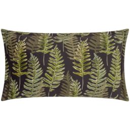 Wylder Nature Kielder Forest Fern Night Velvet Cushion - Size: 30 cm x 50 cm