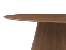Vente-unique 6 - Seater Dining Table With Walnut Veneer - Dark Natural - ANTELADA - thumbnail 6