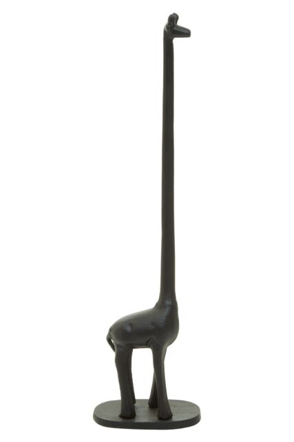 Orsina Fauna Giraffe Toilet Roll Holder in Black - image 1
