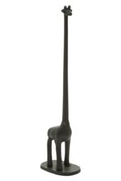 Orsina Fauna Giraffe Toilet Roll Holder in Black - thumbnail 3
