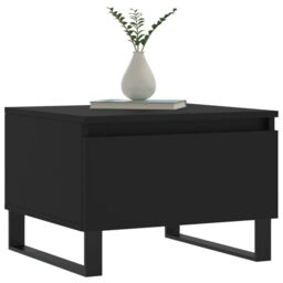 Berkfield Home Coffee Tables 2 pcs Black 50x46x35 cm Engineered Wood - Size: 50 x 46 x 35 cm - thumbnail 3