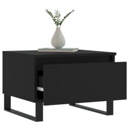 Berkfield Home Coffee Tables 2 pcs Black 50x46x35 cm Engineered Wood - Size: 50 x 46 x 35 cm - thumbnail 4