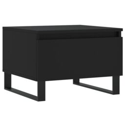 Berkfield Home Coffee Tables 2 pcs Black 50x46x35 cm Engineered Wood - Size: 50 x 46 x 35 cm - thumbnail 5